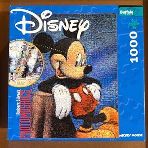 Disney Photomosaics Mickey Mouse Puzzle 1000 Pieces EUC